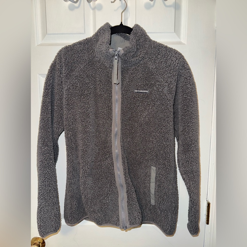 Women’s Columbia teddy zip up